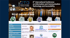 Desktop Screenshot of icta.rnu.tn